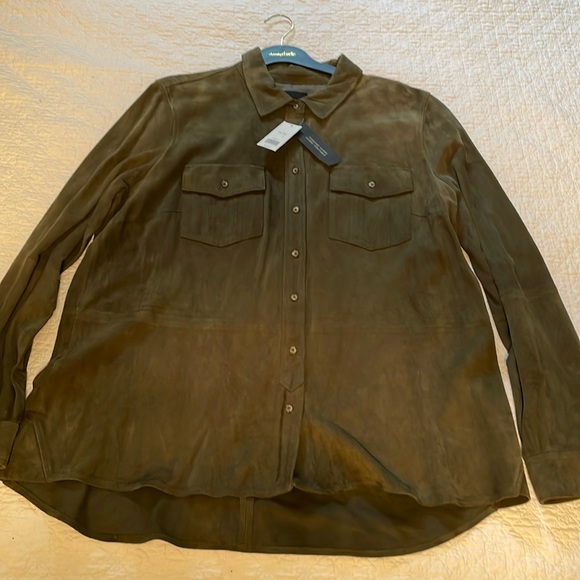 Banana Republic Jackets & Blazers - Genuine Suede Jacket/ shirt